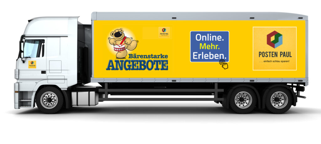 LKW mit Werbung Neu